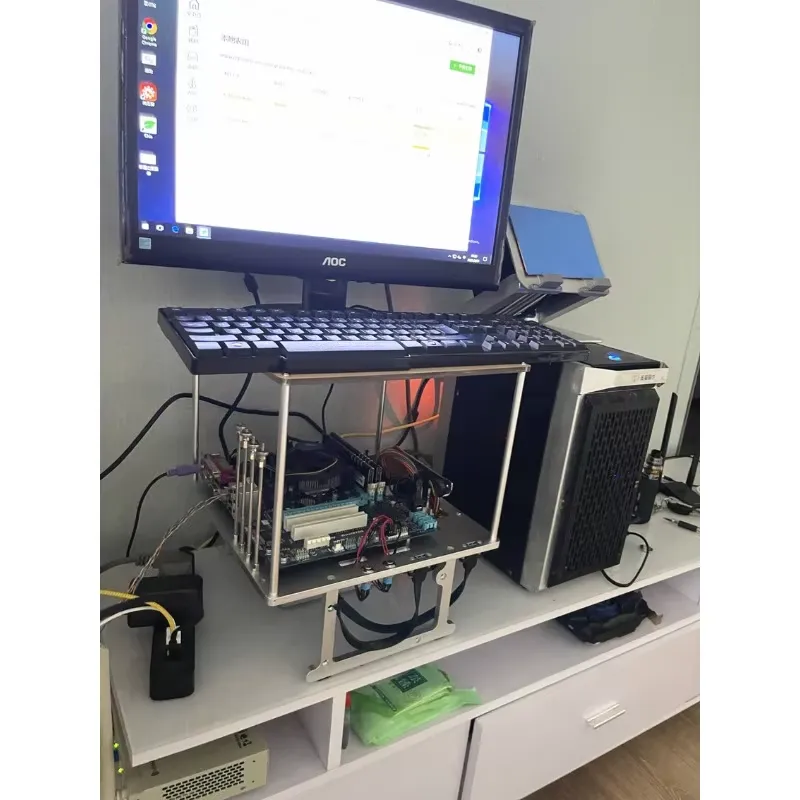 for Open Frame Aluminum MATX T - Aluminum Open Frame Test Bench Water Cooling recension och pris